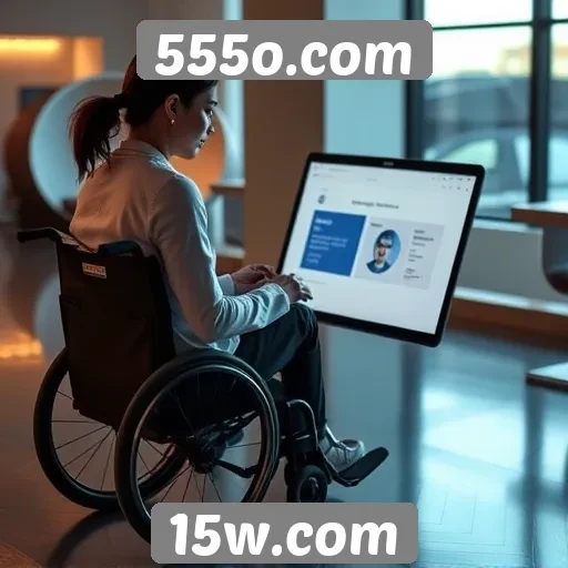 Como o 555o.com se destaca em acessibilidade